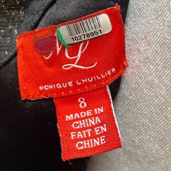 Monique Lhuillier one shoulder high low formal dress - Picture 8 of 10